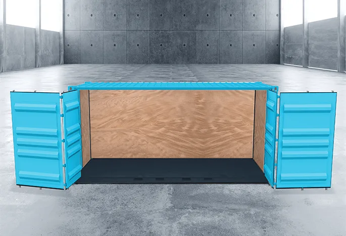 Photo of a Insulated shipping container conversion